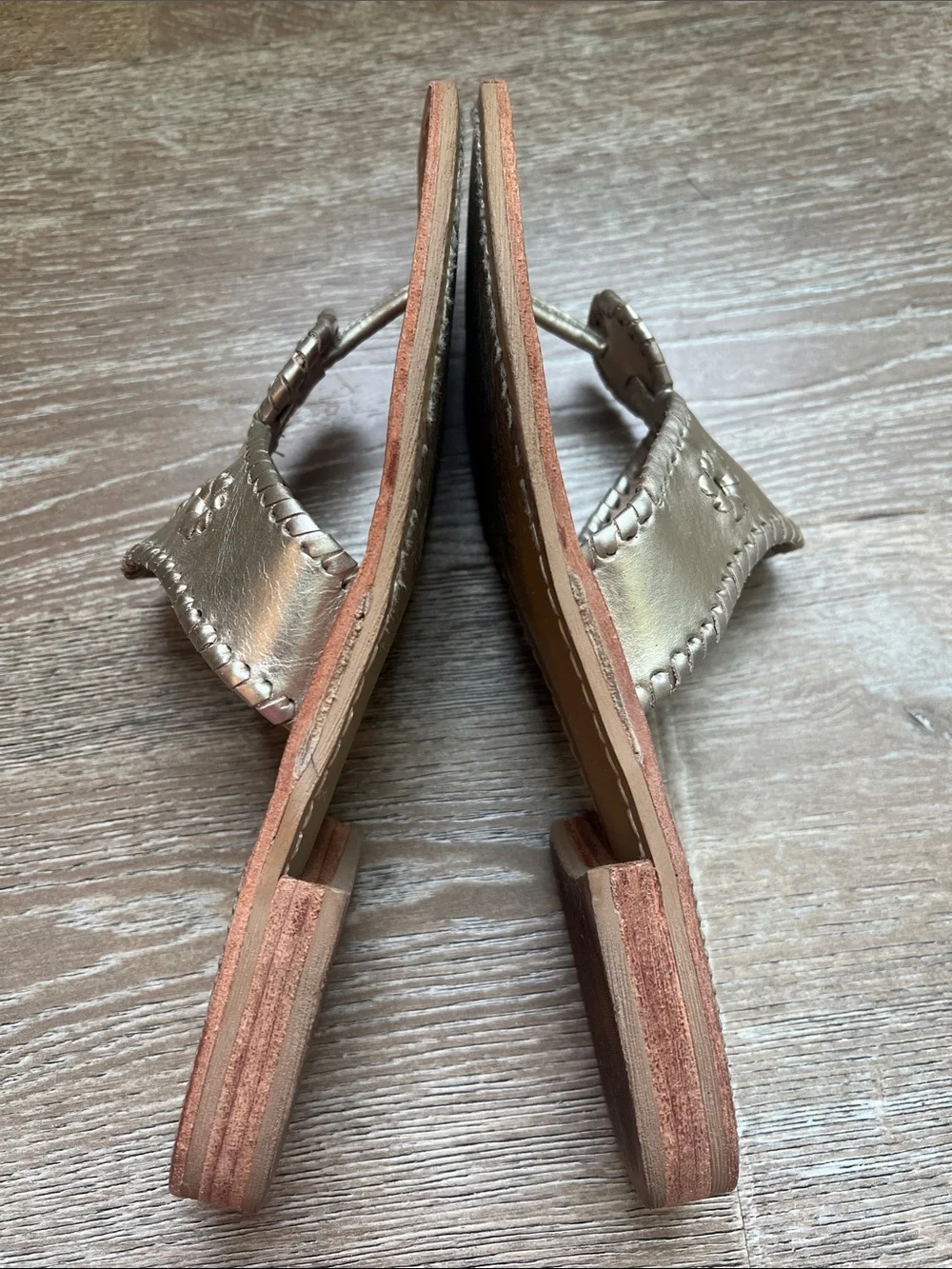 Jack Rogers Platinum Sandals